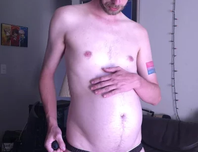 Young Mans Belly Turns Into a Orb