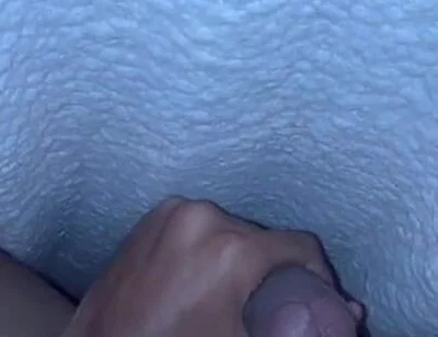Watch How I Masturbate My Big Cock Under the Quilt Until I Get a Juicy Cumshot