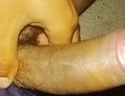 Spilling Cum on the Sidewalk