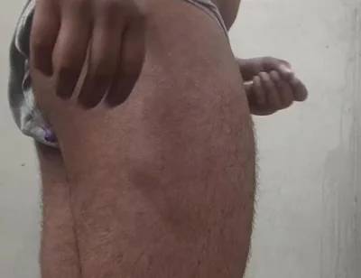 Big Black Ass Boy Fucking with Toy and Masterbating