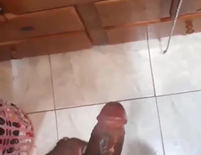 Masturbating in Front of Mirror