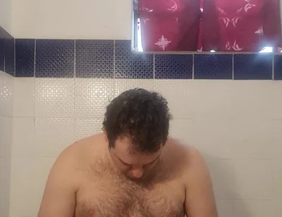 All Naked in Pubblic Bathroom
