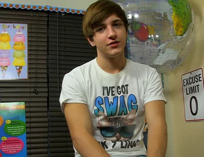 First Timer Colby on Set