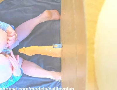 My Ass Eating a 20 Inch Dildo Fist with Lots of Lube