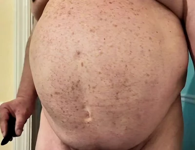 Big Bellied Daddy Bear Cums