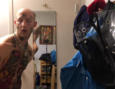 Face Tatted Masturbator