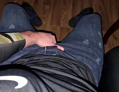German Voice Growls From Boss Chair - Cock Throbbing, Red Boxer, Cum Explodes