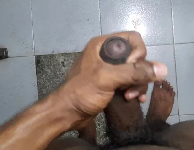 Horny Boy in the Bathroom Showering