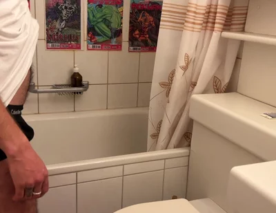 Colleague Showers with Straight Friend