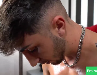 Brunette Guy Jerkoff