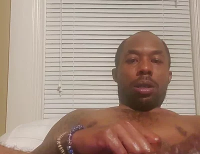 BBC stroking hard dick