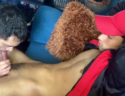 Wanker with His Legs Spread Seatting on the Couch