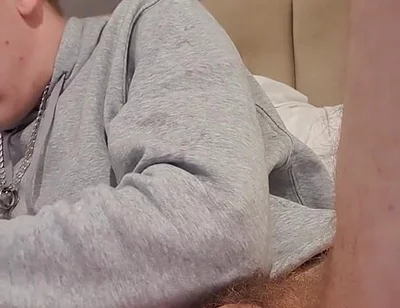 Skinny Lad Messing with Floppy Cock