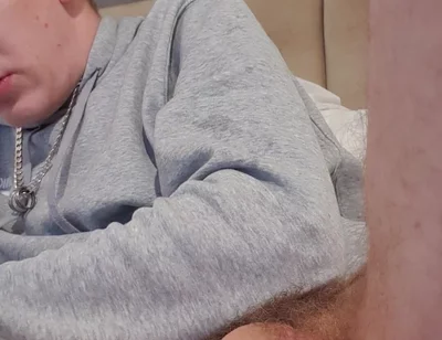 Skinny Lad Messing with Floppy Cock