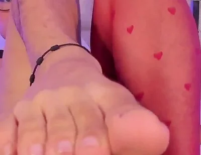 Ken in Panty and His Hot Feet Ends up Removing and Opening His Fingers