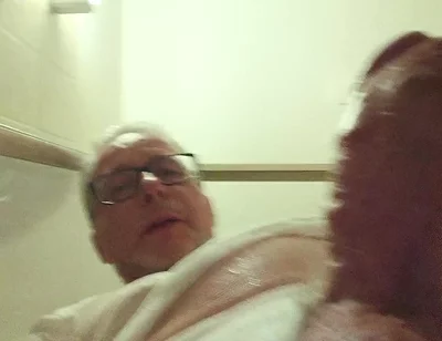 Wet T-shirt and Wet Underpants While Showering