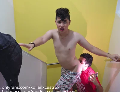Cute Passive Gay Twink Gets Fucked Bareback by His Stepsister's Boyfriend