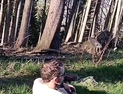 Naked in Forest