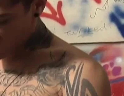 Monster Cock Lads’ Toilet Threesome