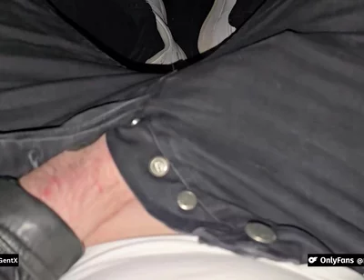 Horny Boy in Leather Jacket Jerks Off in Friend’s Car - PhantomGentX