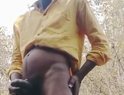 Rajesh Playboy 993 Outdoor Masturbating Big Cock and Cumming. Spanking Butt Stroking Cumshot