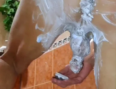 Shaving Balls and Ass
