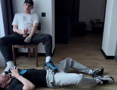 Sniffs Socks and Both Cum