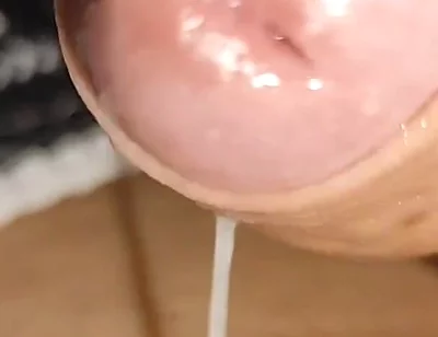The Largest Production of Pre Cum in the World in a Single Sharpening.