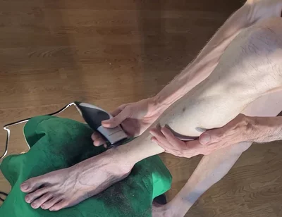 Trimming My Legs and Trying on a Tight Dress