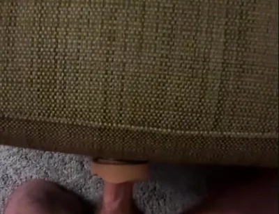 Fucking the Hot Toy in Between Cushions, Feels Like Real Wet Pussy