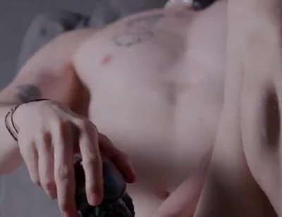Hard Cock Meets Vibrating Toy on the Couch