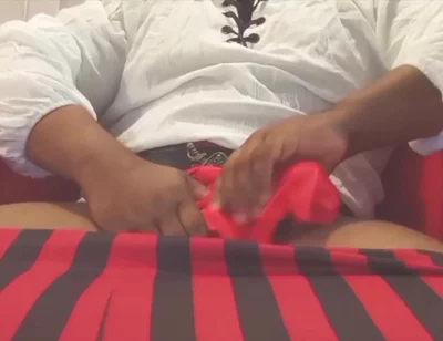 Pirate Cosplayer Jerks off!