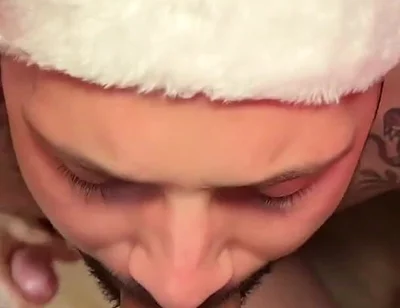 Christmas Gangbang: 3 Massive Cocks, 1 Hungry Hole (part 1)