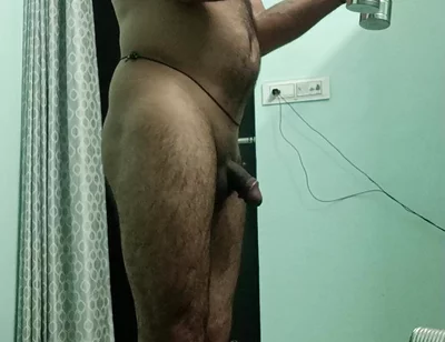 Indian Desi Man Sex and Show Shower Shoe and Masterbation