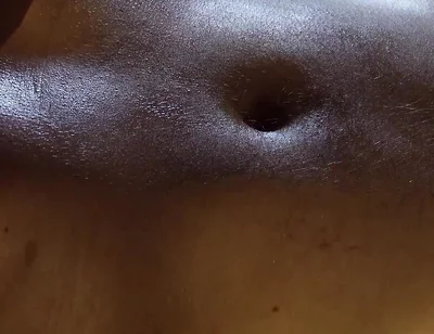 Deep Oily Massage with Alex: Belly Button Play & Cum on His Stomach