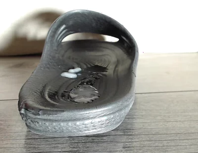 Thick Straight Cock Cums in Slippers
