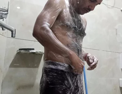 Indian Police Officer in Full Masti Mood