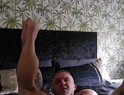 Straight Lad Solo Wank, Anal Pay & Sucking with Huge Dildo