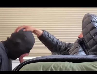 Latino thug cock sucking