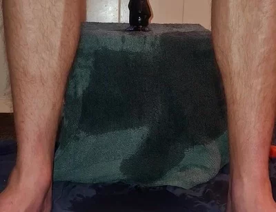 Hot Solo Male Riding His Toy Till Orgasm
