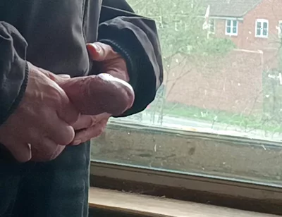 Masturbating and Cumming by the Window at Friend's House - Rockardglans