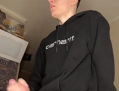 Hot Young Guy’s Cum Play