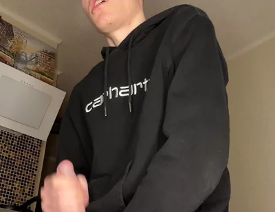 Hot Young Guy’s Cum Play