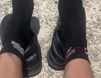 Walking Through the Castle of Cartagena and I Take off My Shoes to Rest so That You Can Worship My Feet