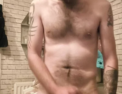 Big Dick Wanking and Smoking