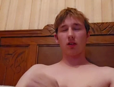 The 18 Year Old Guy Jerks off and It Feels Good