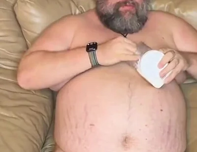 Relaxing with a Cold One and a Hot Cock