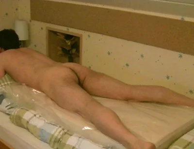 Naked Foil Hump Masturbation