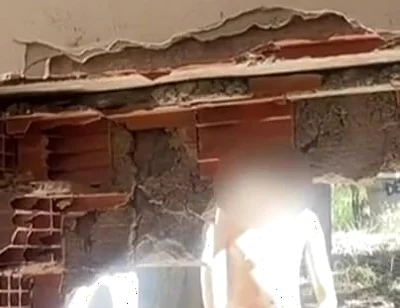 Exploring an Abandoned Building, 2 Amateur Boys Remove Their Clothes and One Starts to Bust a Nut