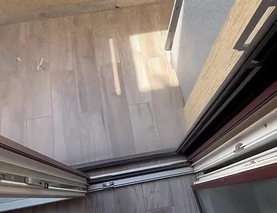 Too Cum From Balcony Almost Caught by Neighbors
